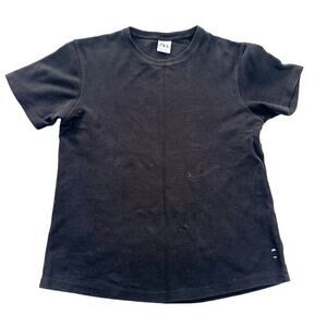 Zara Black Short Sleeve Knit Sweater Size Small